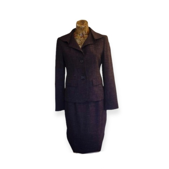 LAFAYETTE 148 NEW YORK 2 piece set blazer skirt Size 4 small - Picture 1 of 11